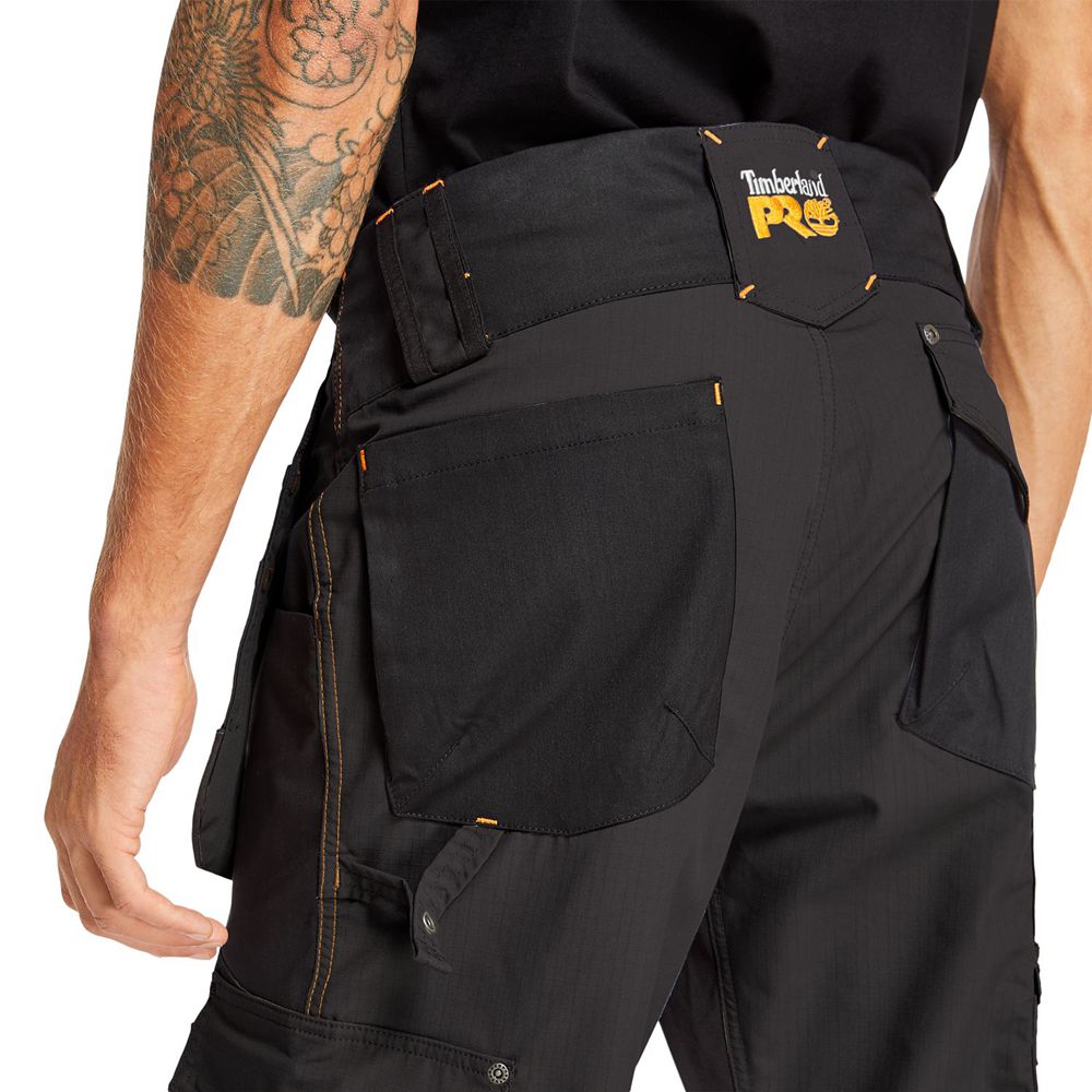 Pantaloni Timberland Barbati Negrii - Pro® Interax Holster Work - Romania - NDBSYM097